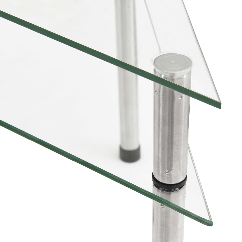 Küchenregal Transparent 49,5x35x19 cm Hartglas - Pazzar.ch