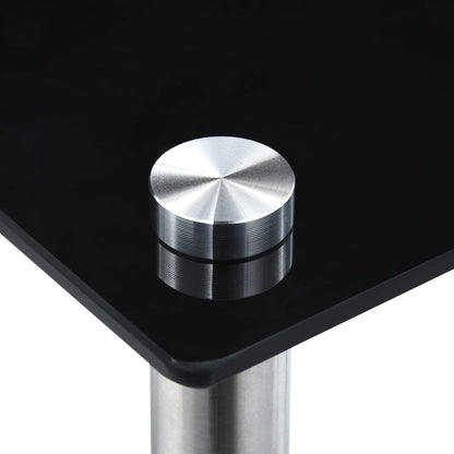 Satztische 3 Stk. Schwarz Hartglas - Pazzar.ch