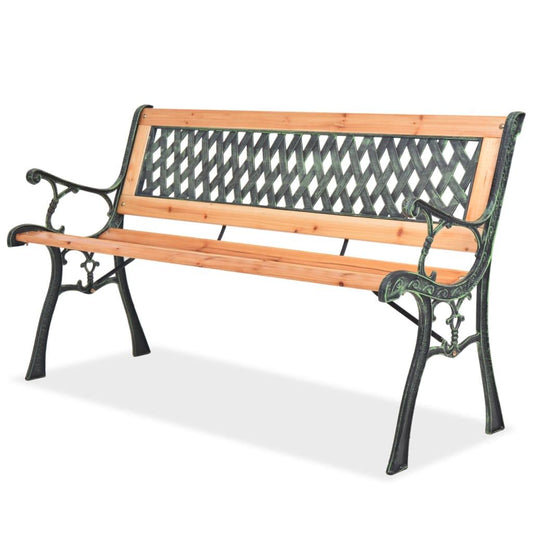 Gartenbank 122 cm Holz - Pazzar.ch