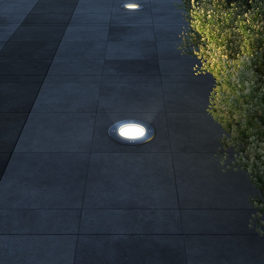 Bodenstrahler Bodenlampe Bodeneinbauleuchten rund 3er Set - Pazzar.ch
