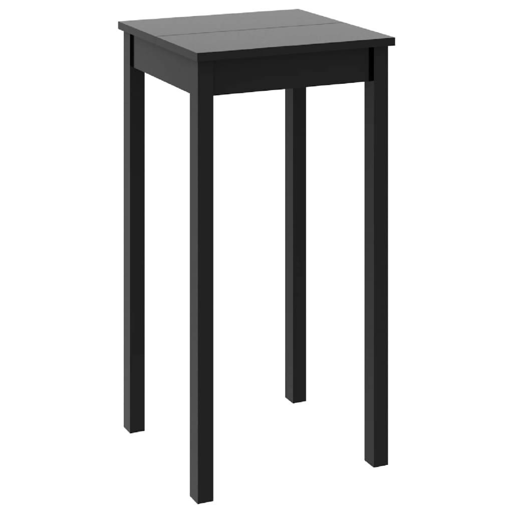 Bartisch MDF Schwarz 55x55x107 cm - Pazzar.ch