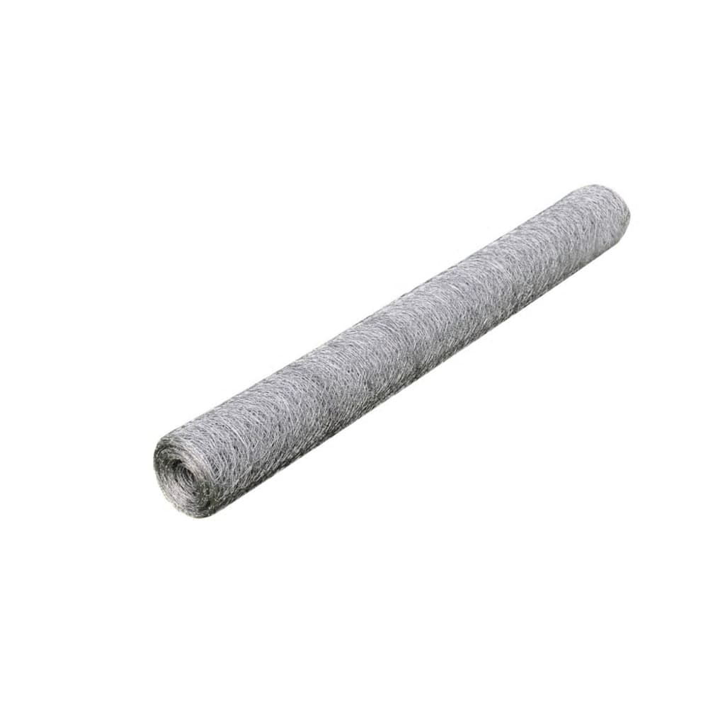 Maschendraht Verzinkter Stahl 25×0,75 m Silbern - Pazzar.ch