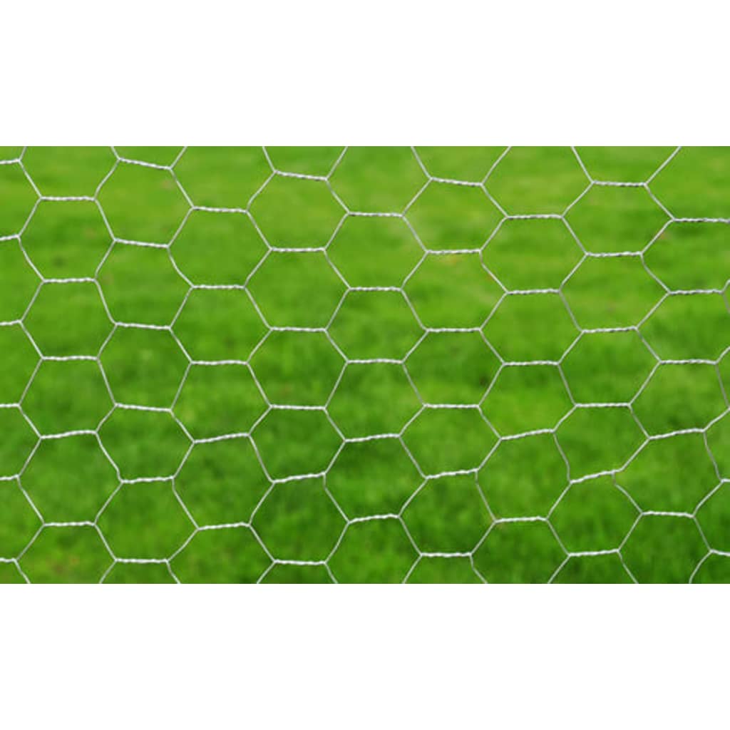 Maschendraht Verzinkter Stahl 25×0,75 m Silbern - Pazzar.ch