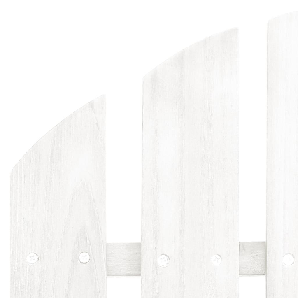 Gartensessel mit Fußstütze Holz Weiß - Pazzar.ch