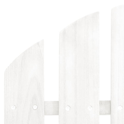 Gartensessel mit Fußstütze Holz Weiß - Pazzar.ch