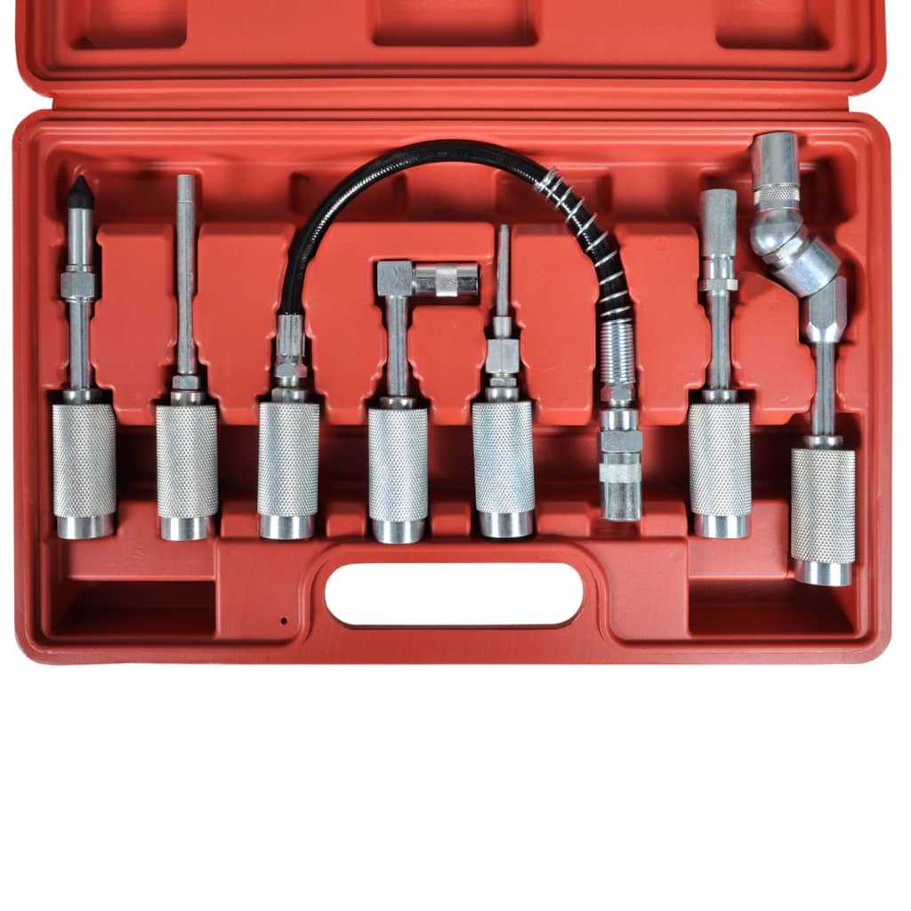 Adapter Fettpressen, 7 tlg. Set, Panzerschlauch - Pazzar.ch