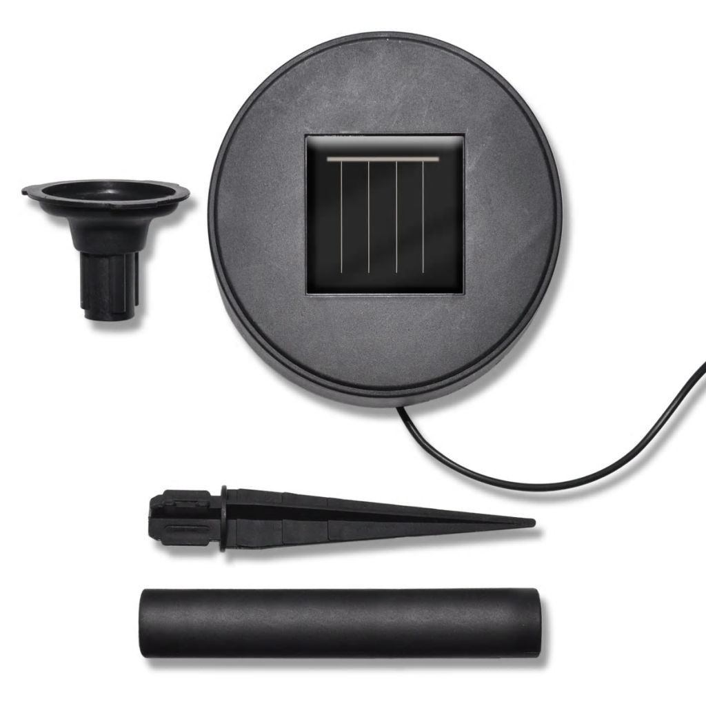 Solarkugel 3 LED Gartenleuchten mit Erdspießen & Solarmodul - Pazzar.ch
