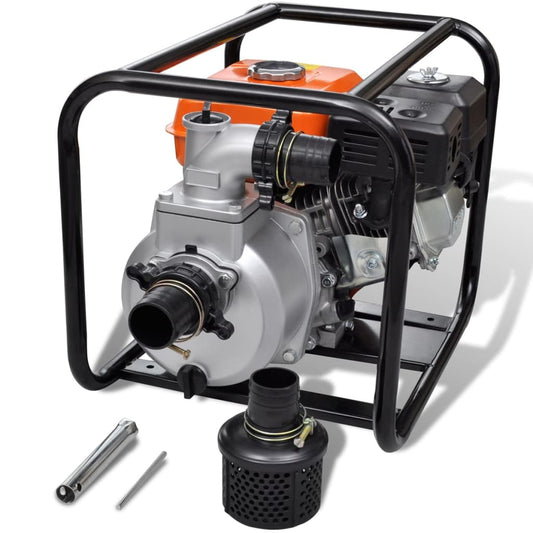 Benzin-Wasserpumpe 80 mm Schlauchanschluss 4800 W - Pazzar.ch