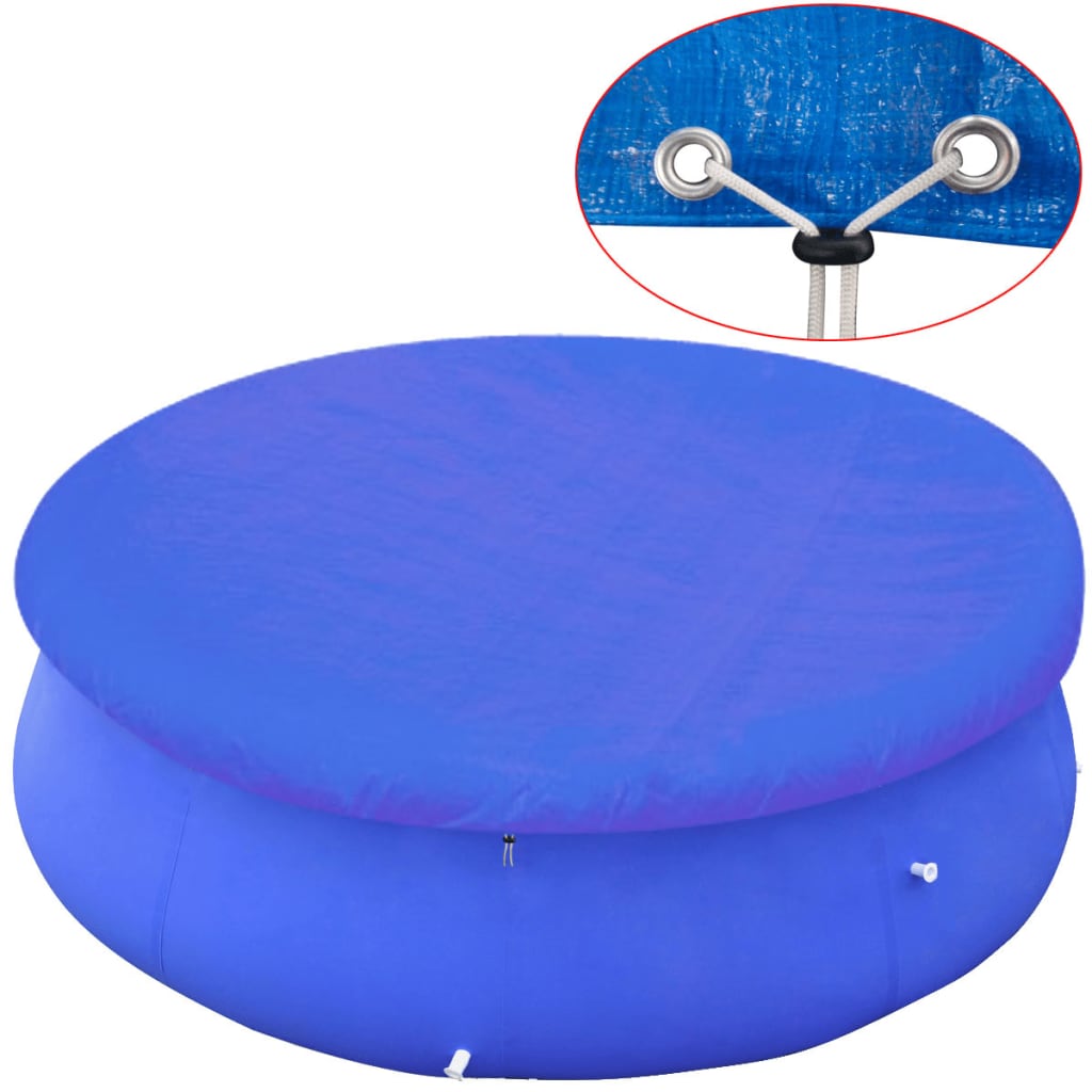 Pool-Abdeckplane für 360-367 cm Runde Oberirdische Pools - Pazzar.ch