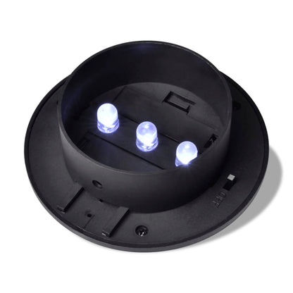 6x Außenlampe Sonnenlichtset Zaunlicht Schwarz - Pazzar.ch