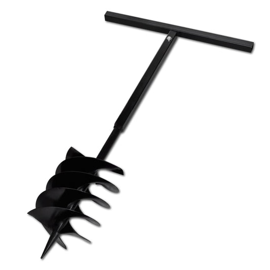 Bohrer mit Griff 200 mm Doppelspirale Schwarz - Pazzar.ch