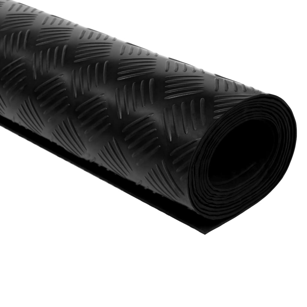 Gummimatte Anti-Rutsch 5 x 1 m Riffelblech-Design - Pazzar.ch