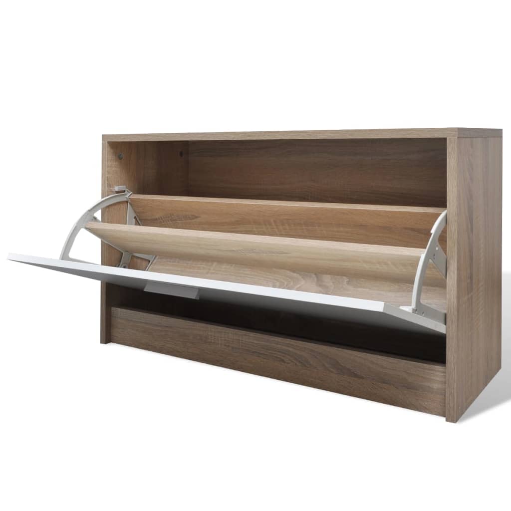 Garderoben Flur 3-in-1 Schuhschrank Schuhkipper Spiegel - Pazzar.ch