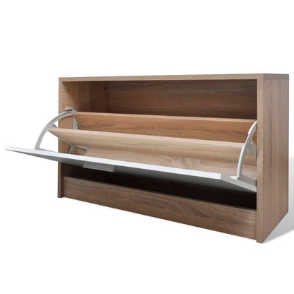 Garderoben Flur 3-in-1 Schuhschrank Schuhkipper Spiegel - Pazzar.ch