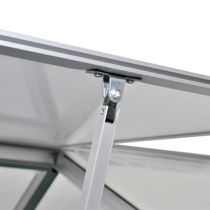Gewächshaus mit Fundament Verstärkt Aluminium 4,6 m² - Pazzar.ch