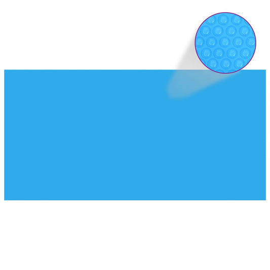 Rechteckige Pool-Abdeckung PE Blau 549 x 274 cm - Pazzar.ch