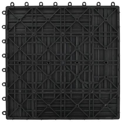 Graue Terrassenfliesen 11 Stk. 30 x 30 cm WPC 1 qm - Pazzar.ch