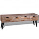 TV-Schrank mit 4 Schubladen Altholz Teak