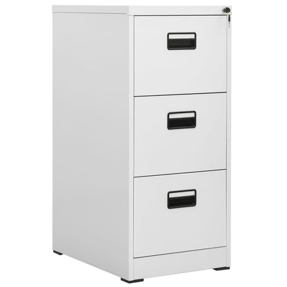 Aktenschrank Hellgrau 46x62x102,5 cm Stahl - Pazzar.ch