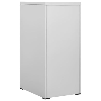 Aktenschrank Hellgrau 46x62x102,5 cm Stahl - Pazzar.ch