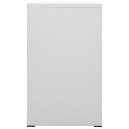 Aktenschrank Hellgrau 46x62x102,5 cm Stahl - Pazzar.ch