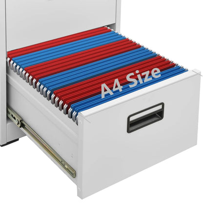 Aktenschrank Hellgrau 46x62x102,5 cm Stahl - Pazzar.ch