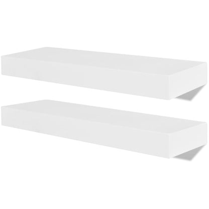 Wandregale 2 Stk. MDF Weiß - Pazzar.ch