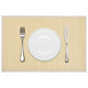 6 Bambus-Platzdeckchen 30 x 45 cm Natur