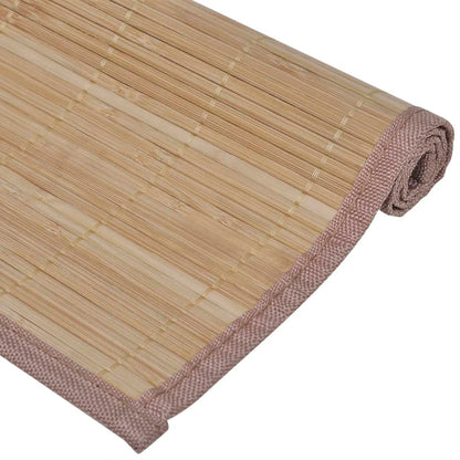 6 Bambus-Platzdeckchen 30 x 45 cm Braun - Pazzar.ch