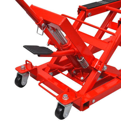 Hydraulische Motorrad-Hebebühne ATV 680 kg rot - Pazzar.ch