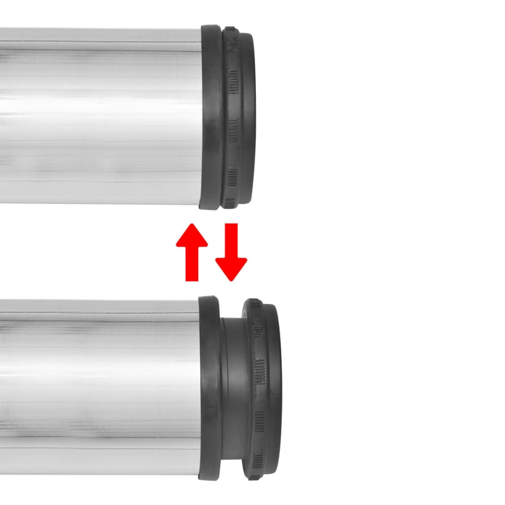 4x höhenverstellbares Tischbein Nickel gebürstet 710 mm - Pazzar.ch