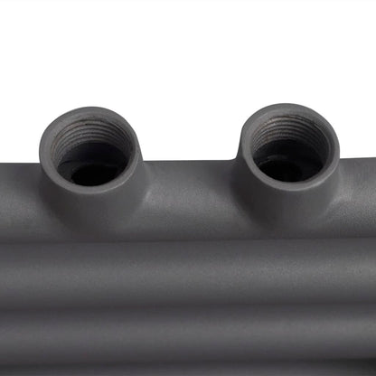 Handtuchheizkörper Warmwasser Gerade Grau 600x1160 mm - Pazzar.ch