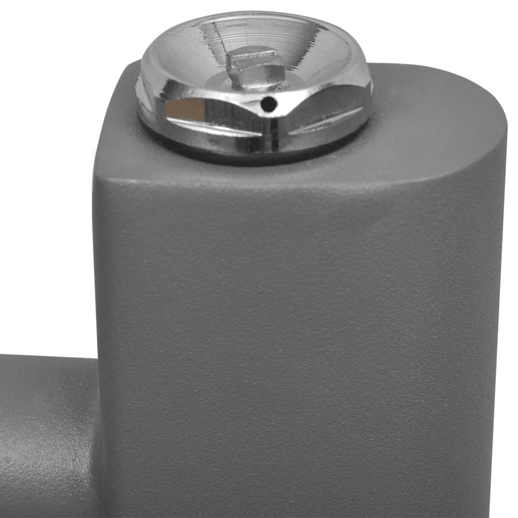 Handtuchheizkörper Warmwasser Gebogen Grau 500x1160 mm - Pazzar.ch