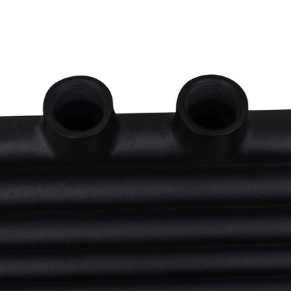 Handtuchheizkörper Warmwasser Gerade Schwarz 600x764 mm - Pazzar.ch