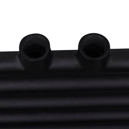 Handtuchheizkörper Warmwasser Gerade Schwarz 600x1160 mm - Pazzar.ch
