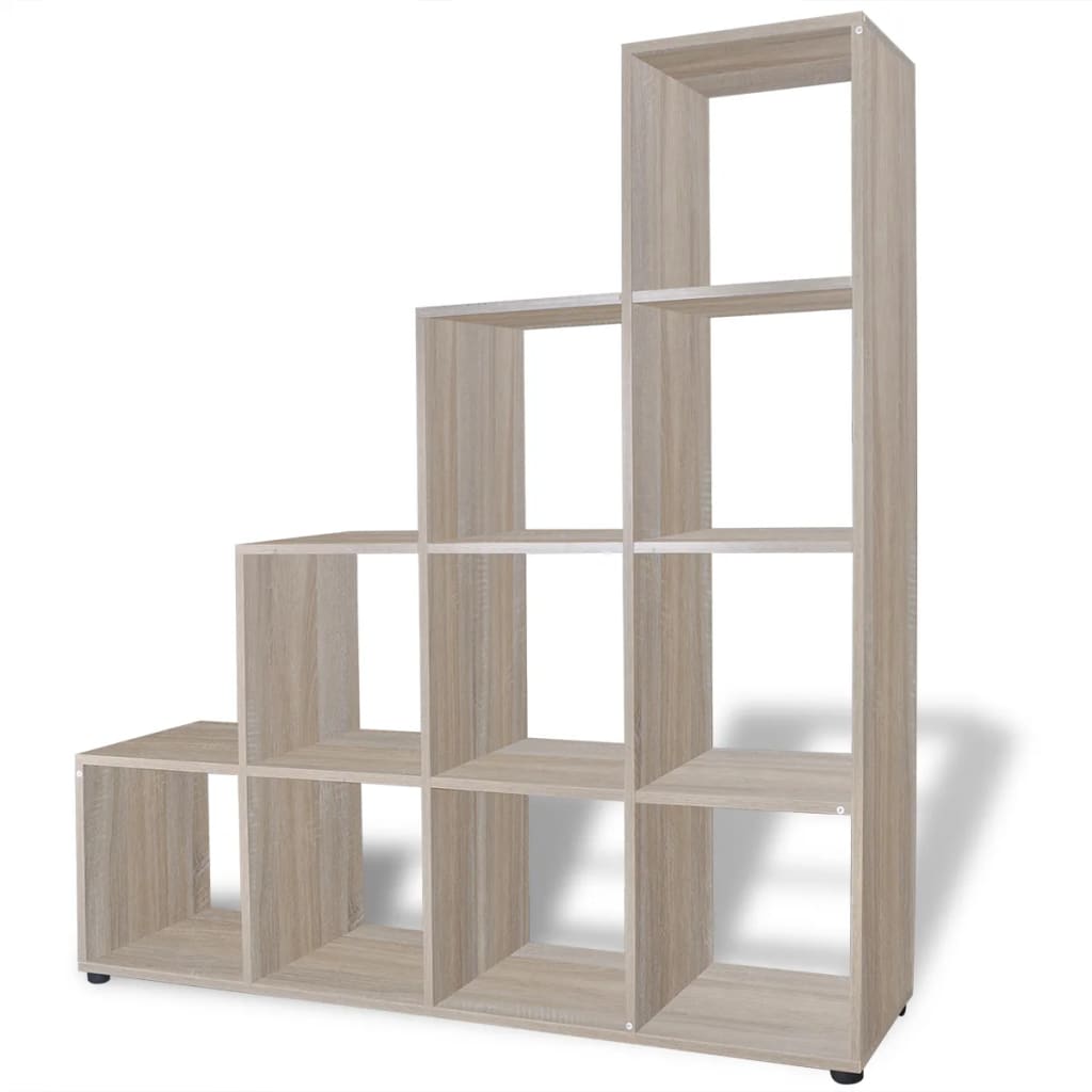 Treppenregal Bücherregal 142 cm Eiche - Pazzar.ch