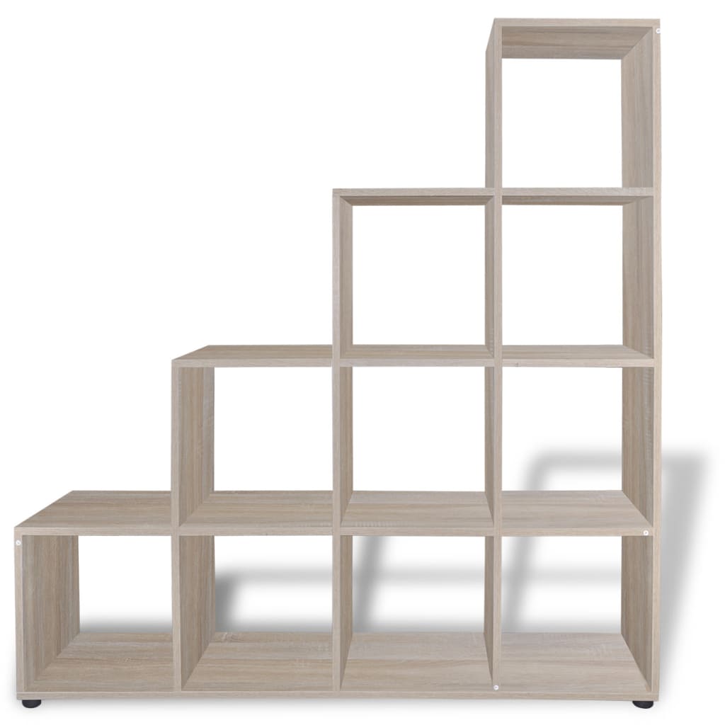 Treppenregal Bücherregal 142 cm Eiche - Pazzar.ch