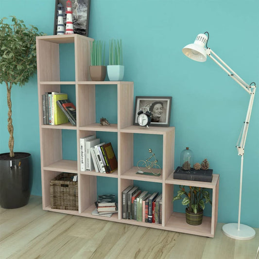 Treppenregal Bücherregal 142 cm Eiche - Pazzar.ch