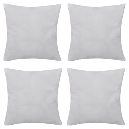 4 weiße Kissenbezüge Baumwolle 50 x 50 cm - Pazzar.ch