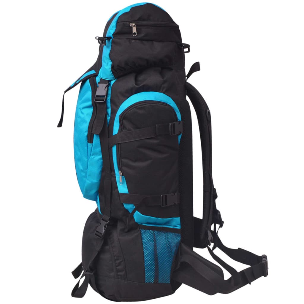 Wanderrucksack XXL 75 L schwarz und blau - Pazzar.ch