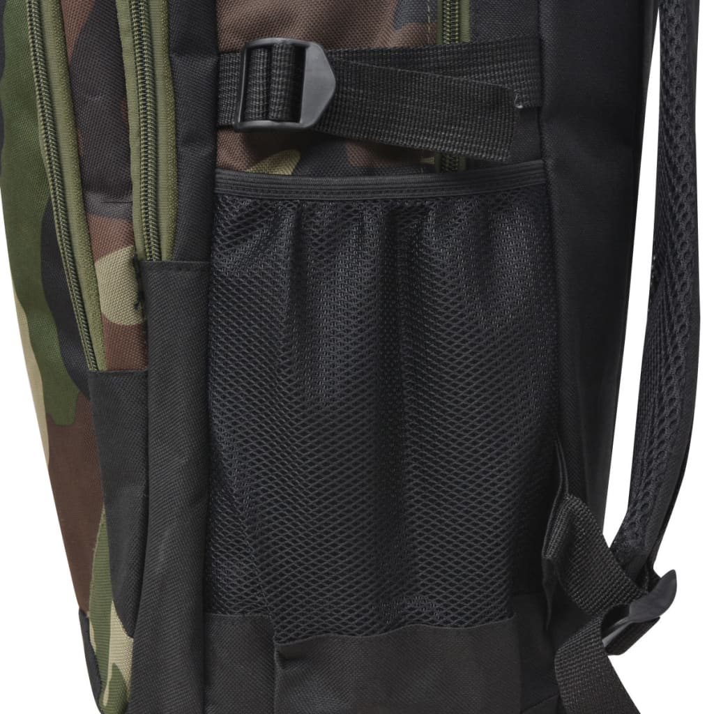 Schulrucksack 40 L Schwarz und Tarnfarbe - Pazzar.ch
