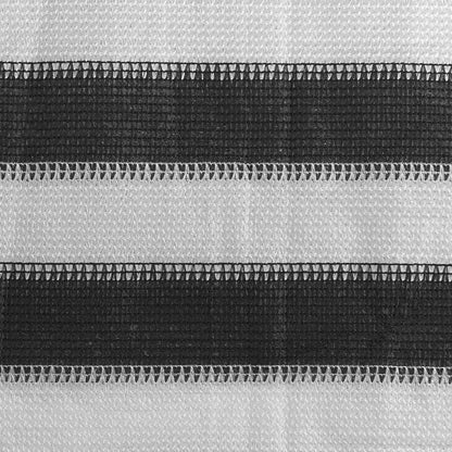 Balkonsichtschutz HDPE 75x400 cm anthrazit und weiß - Pazzar.ch