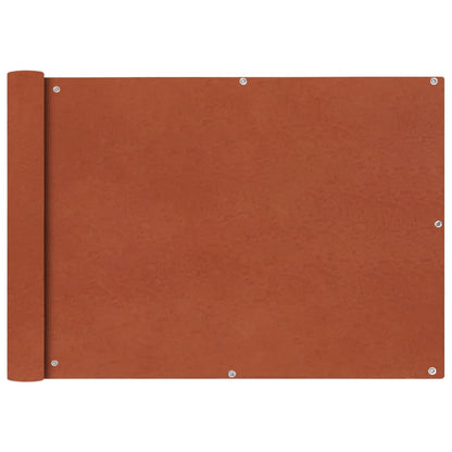 Balkonsichtschutz Oxfordgewebe 75x600 cm Terracotta - Pazzar.ch