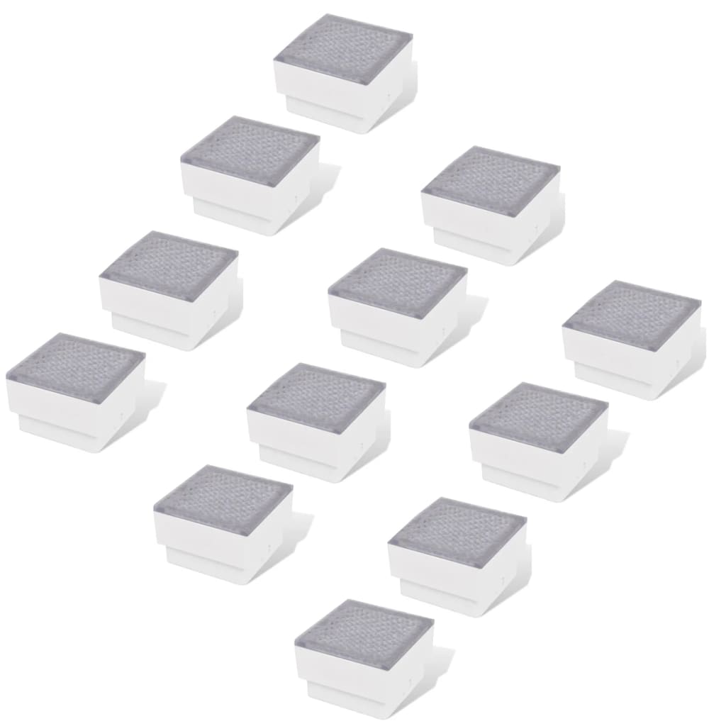 LED Bodeneinbaustrahler Außen 12 Stk. 100x100x68 mm - Pazzar.ch