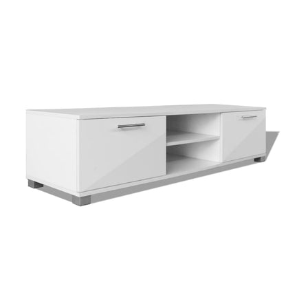 TV-Schrank Hochglanz-Weiß 120x40,5x35 cm - Pazzar.ch