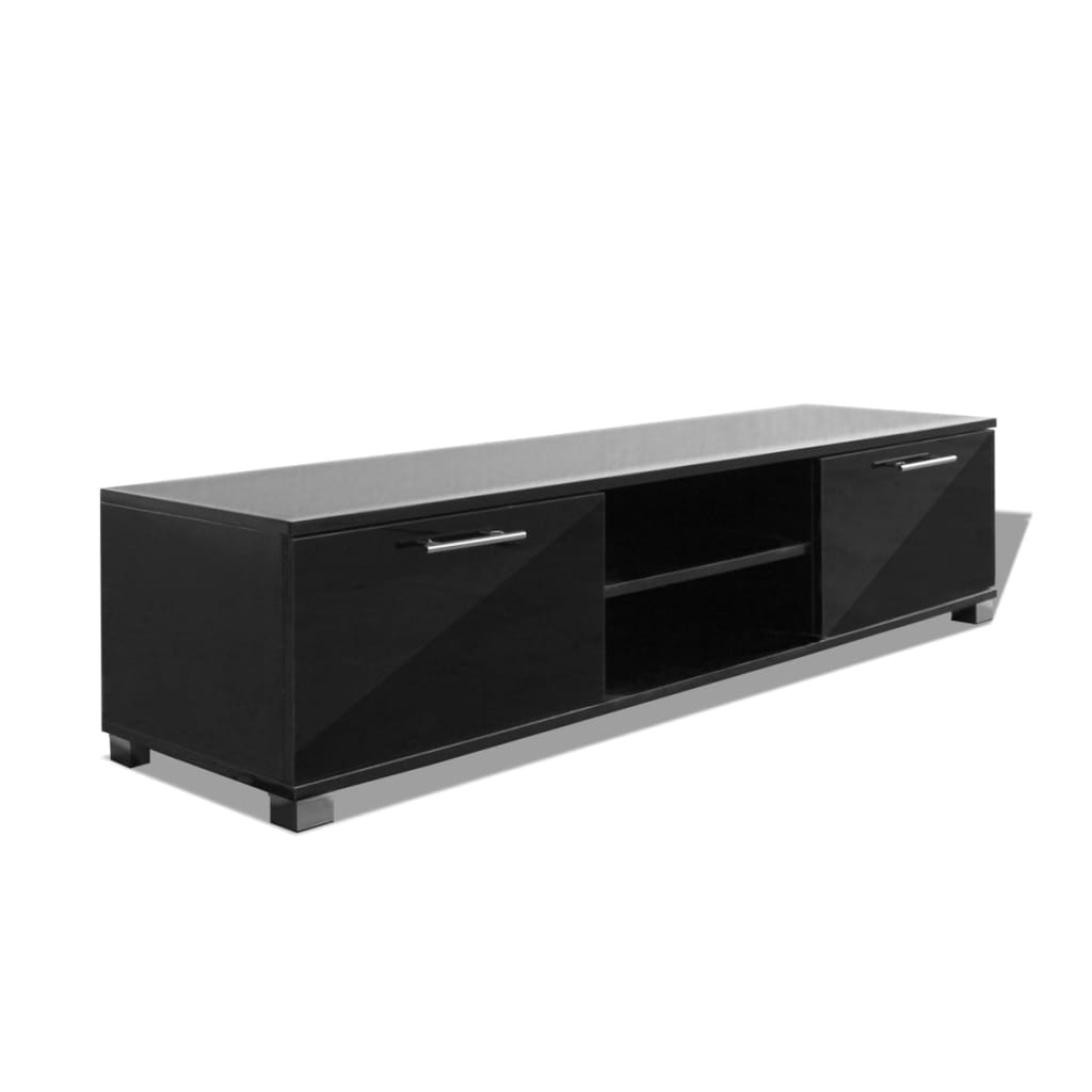 TV-Schrank Hochglanz-Schwarz 120x40,5x35 cm - Pazzar.ch