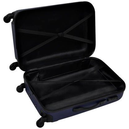 3-tlg. Hartschalenkoffer-Set Blau 45,5/55/66 cm - Pazzar.ch