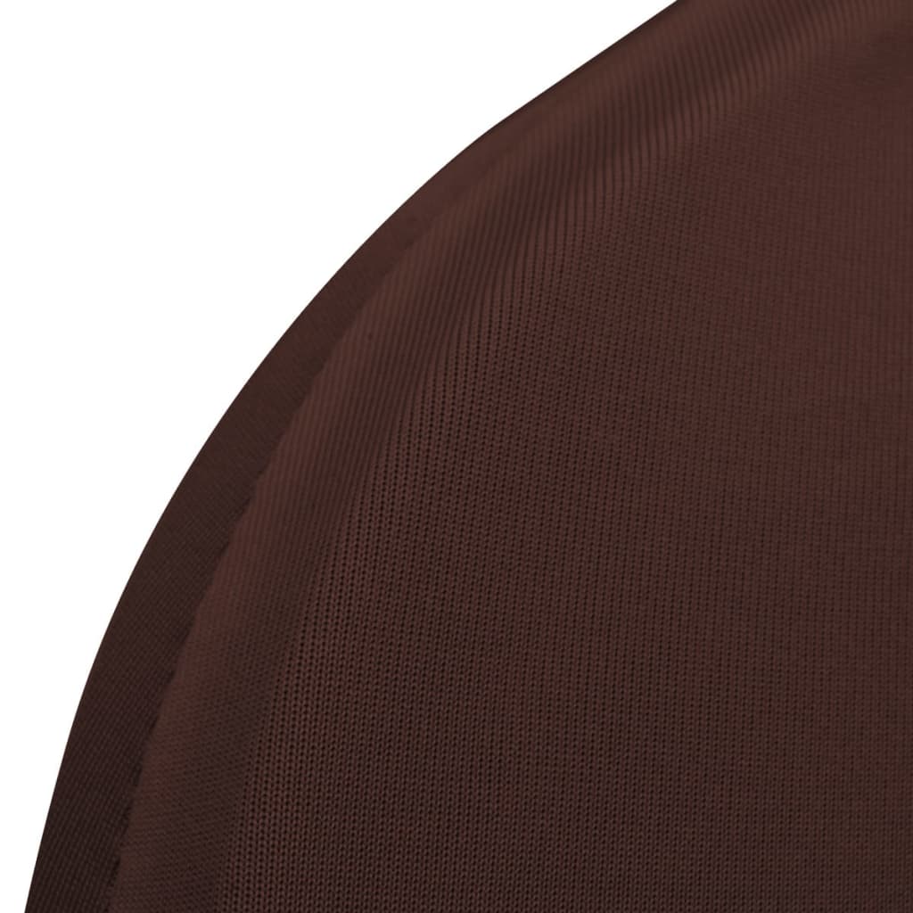 Stretch Stuhlbezug 6 Stück Braun - Pazzar.ch