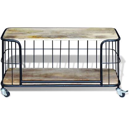 TV-Schrank Mangoholz Massiv 100x40x45 cm - Pazzar.ch