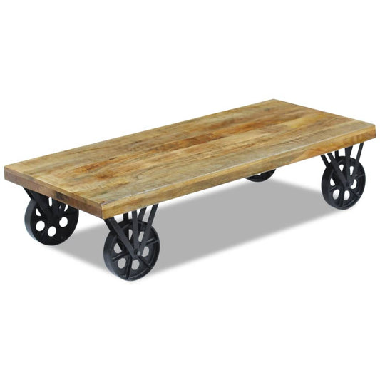Couchtisch Mangoholz 120x60x30 cm - Pazzar.ch